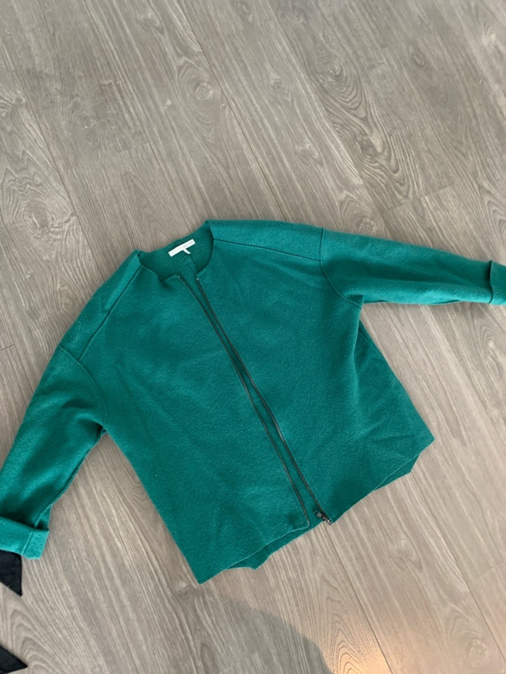 OAK + FORT Green Wool Blend Jacket